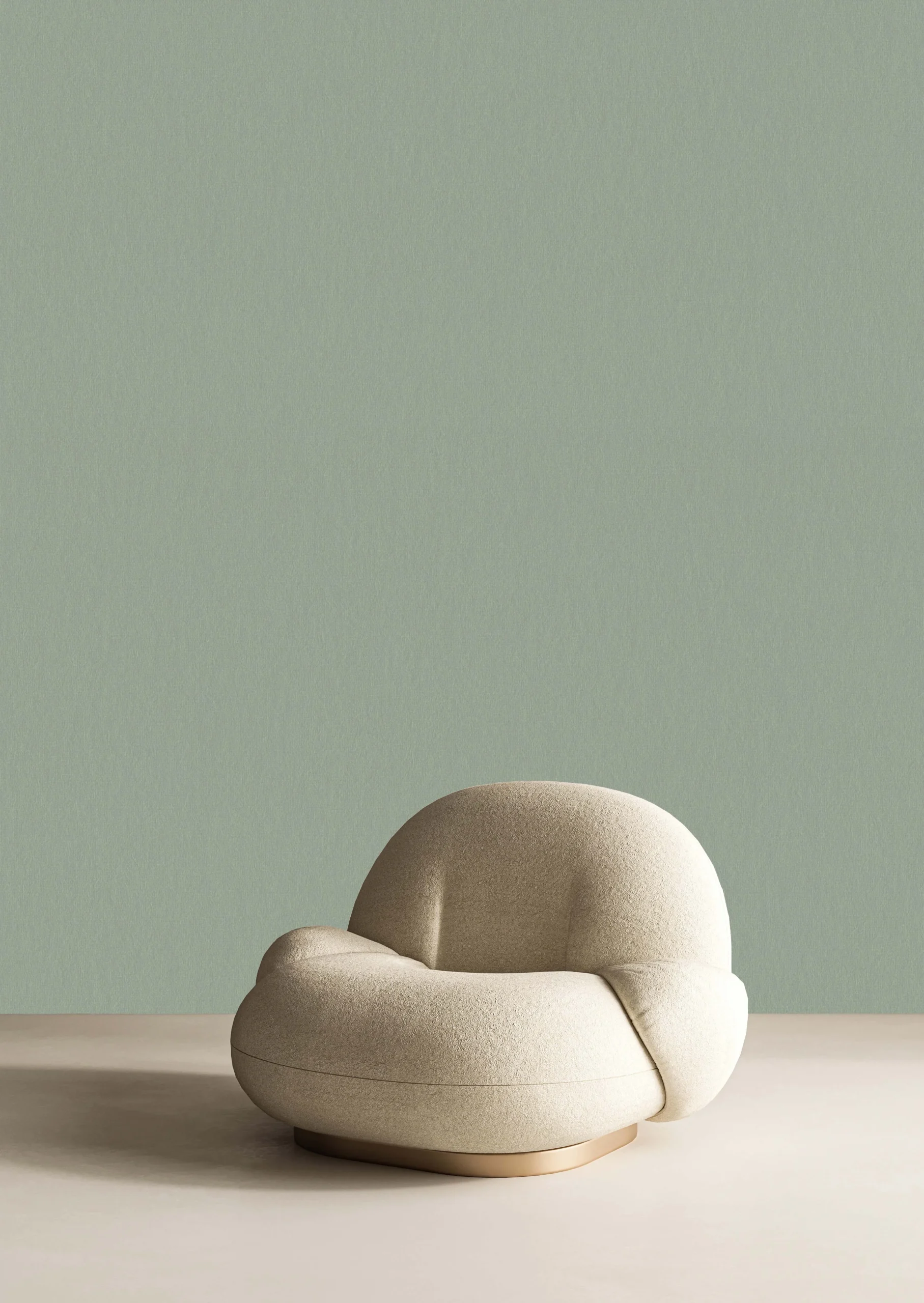 Sage Green Embossed Wallpaper – Natural Elegance (24203-8)